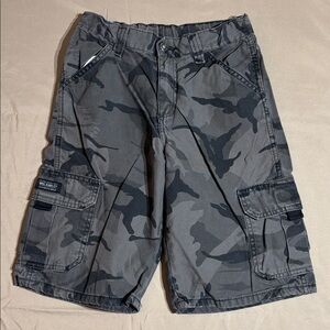 Boys Wrangler camo shorts